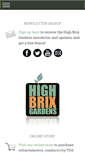 Mobile Screenshot of highbrixgardens.com